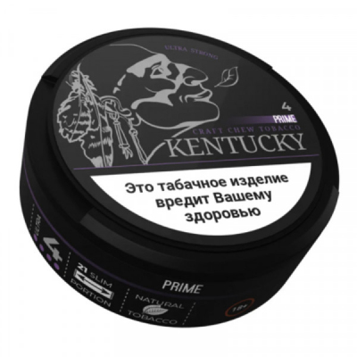 Купить Жевательный табак KENTUCKY 4 ULTRA "Prime" Жевательный табак KENTUCKY 4 ULTRA "Prime"