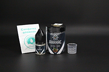 Ароматизатор DARK X SIZE XL SHORT+ "Ананас" (на 30мл)  + флакон 30мл